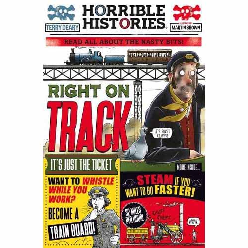 Horrible Histories - Right On Track (Newspaper ed.) - 買書書 BuyBookBook