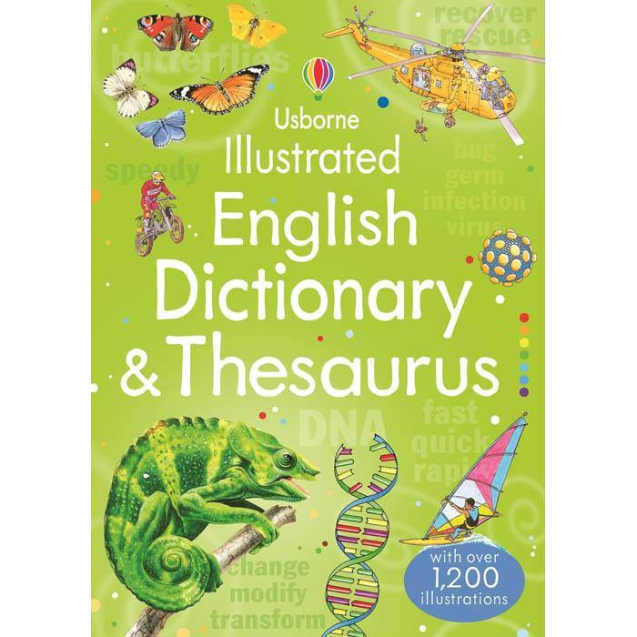 Illustrated English dictionary and thesaurus Usborne