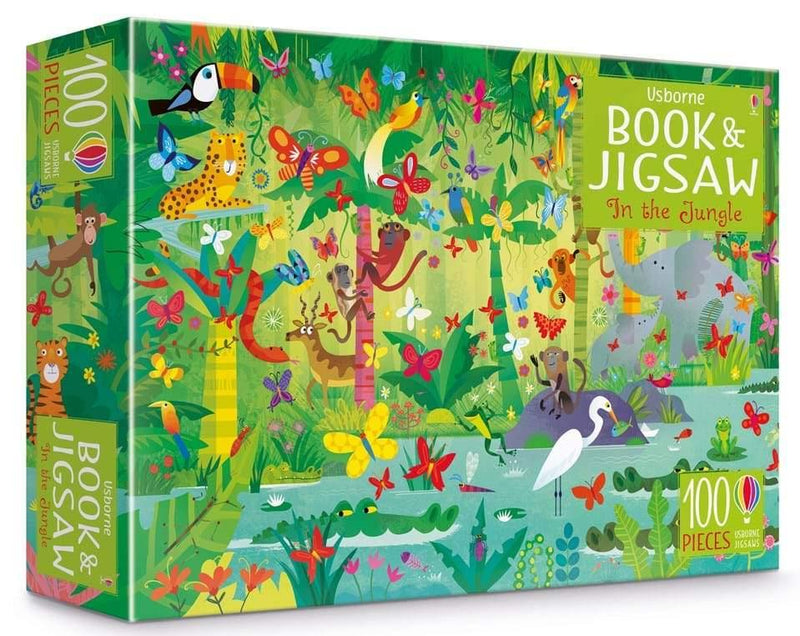 In the jungle (Usborne Book and Jigsaw) (100 pcs) Usborne