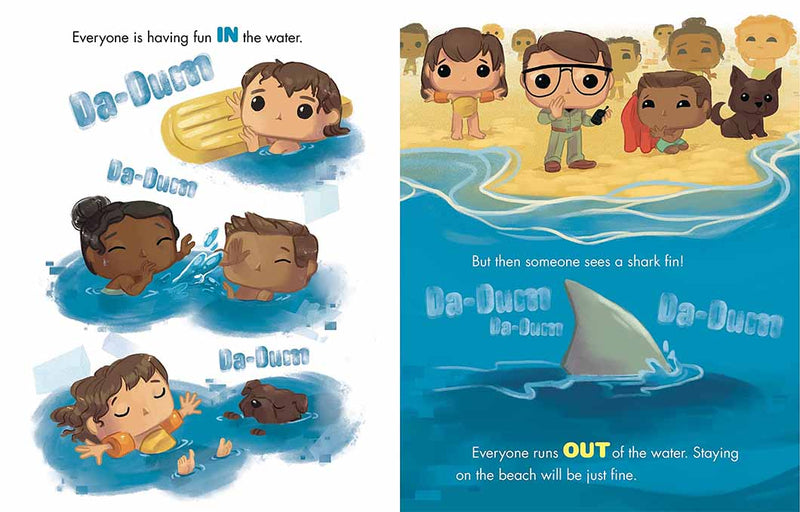 Little Golden Book: JAWS: Big Shark, Little Boat! A Book of Opposites (Funko Pop!)-Fiction: 兒童繪本 Picture Books-買書書 BuyBookBook