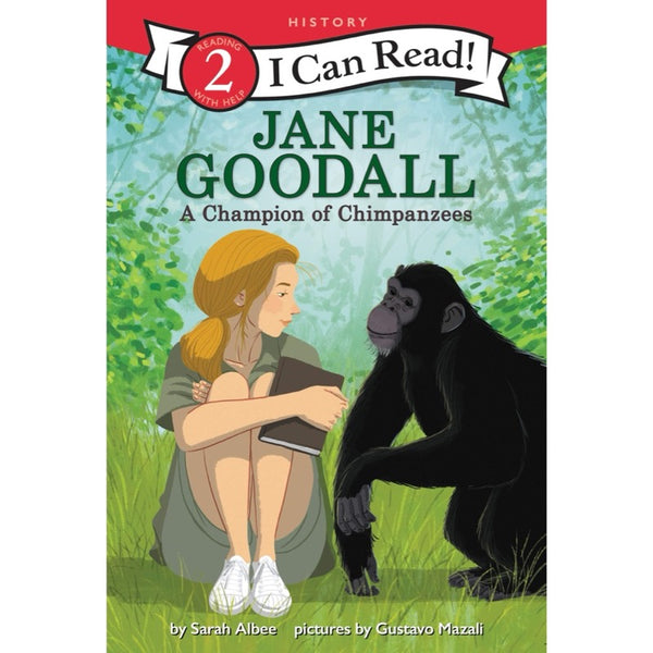 ICR: Jane Goodall: A Champion of Chimpanzees (I Can Read! L2)-Fiction: 橋樑章節 Early Readers-買書書 BuyBookBook