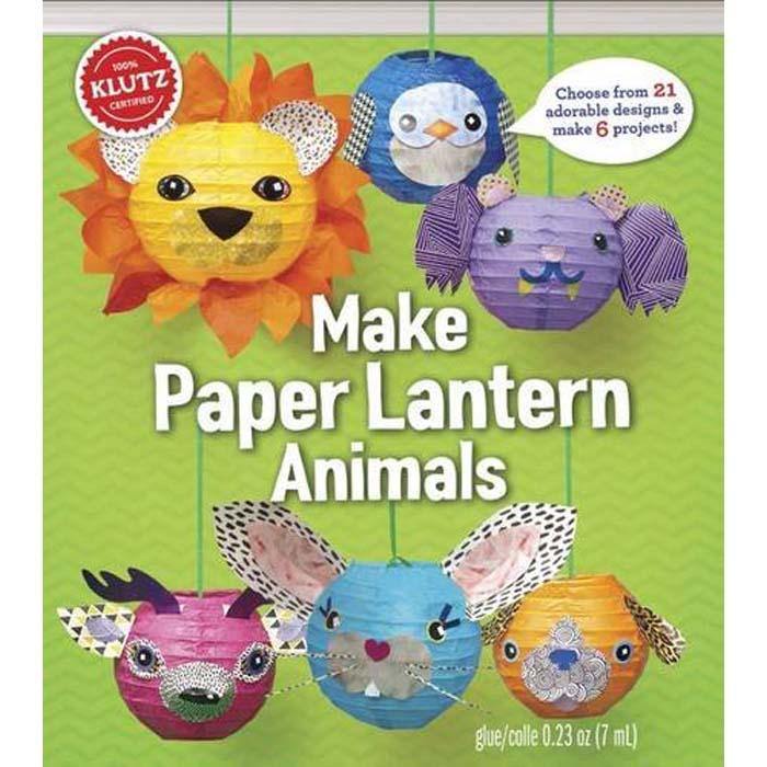 KLUTZ Make Paper Lantern Animals Toy Klutz