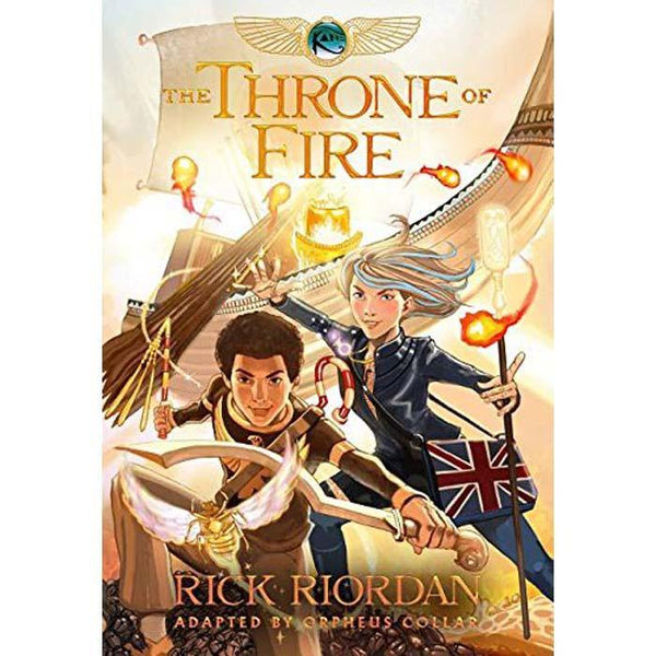 Kane Chronicles, The #2 The Throne of Fire (Graphic Novel) (Rick Riordan) Hachette US