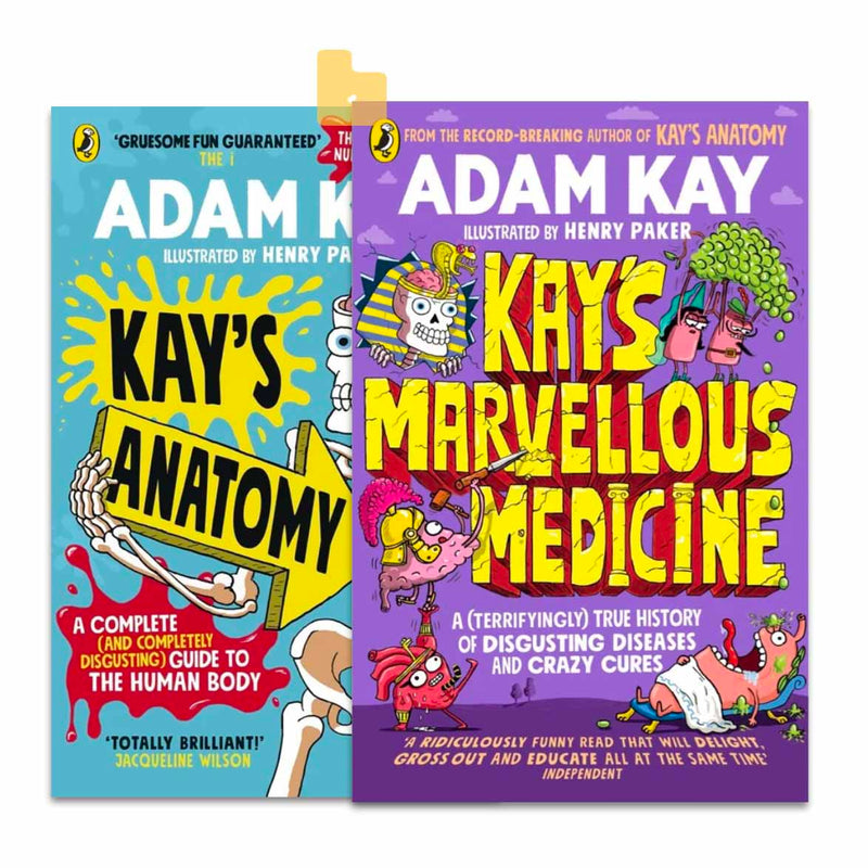 Kay's Anatomy & Kay's Marvellous Medicine Bundle (Adam Kay) - 買書書 BuyBookBook