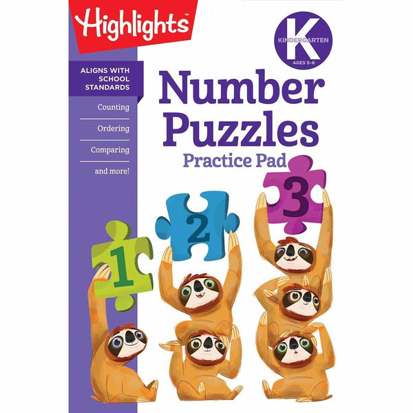 Kindergarten Number Puzzles (Highlights) PRHUS