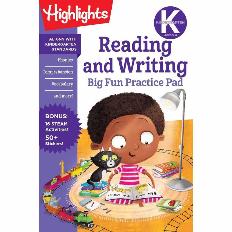 Kindergarten Reading and Writing Big Fun Practice Pad (Highlights) PRHUS