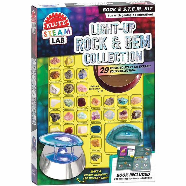 Klutz Light Up Rock & Gem Collection - Maker Lab STEM Kit Scholastic