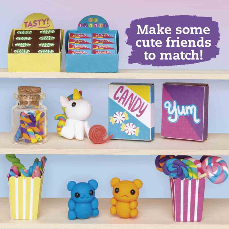 Klutz Mini Clay World Candy Cart Craft Kit - 買書書 BuyBookBook