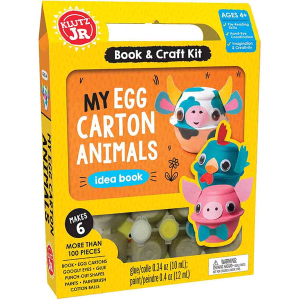 Klutz My Egg Carton Animals Jr. Craft Kit - 買書書 BuyBookBook