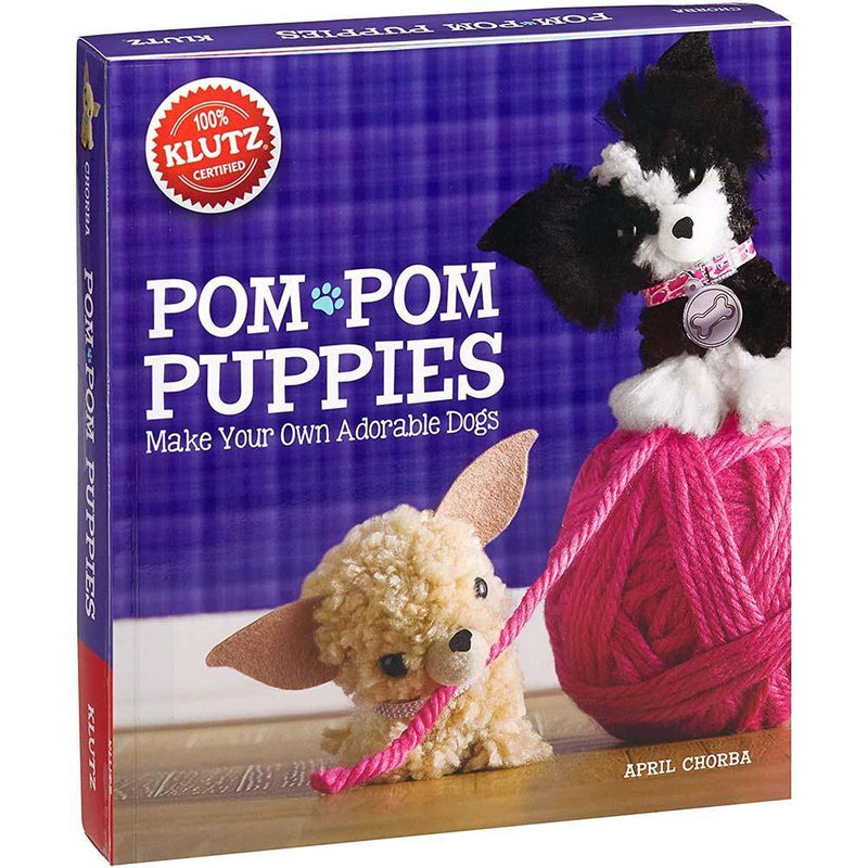 Klutz Pom-Pom Puppies- Make Your Own Adorable Dogs Craft Kit Klutz