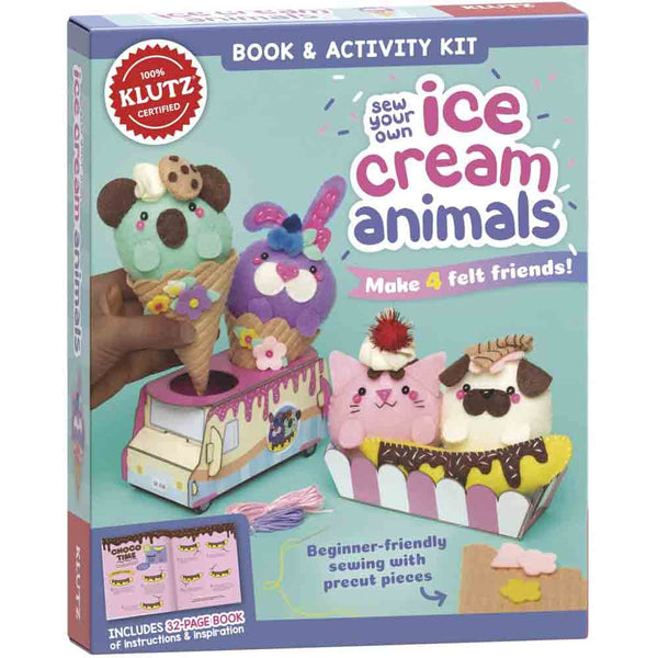 Klutz Sew Your Own Ice Cream Animals - 買書書 BuyBookBook