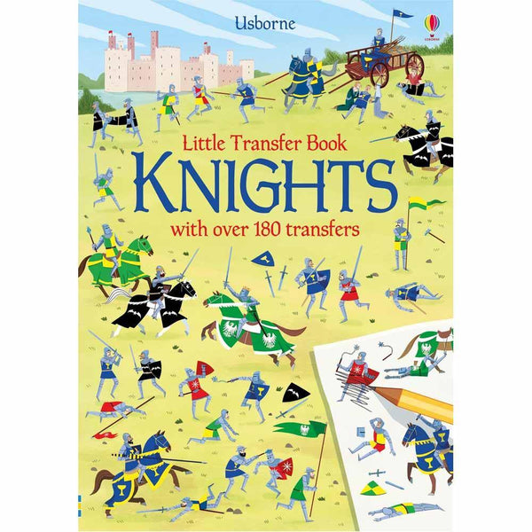 Knights Little Transfer Book Usborne