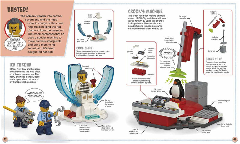 LEGO City Build Your Own Adventure Catch the Crooks (Hardback with Minifigure & Exclusive model) DK UK