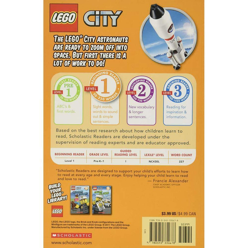 LEGO City Level 1 -  3, 2, 1 Liftoff! (Paperback) Scholastic