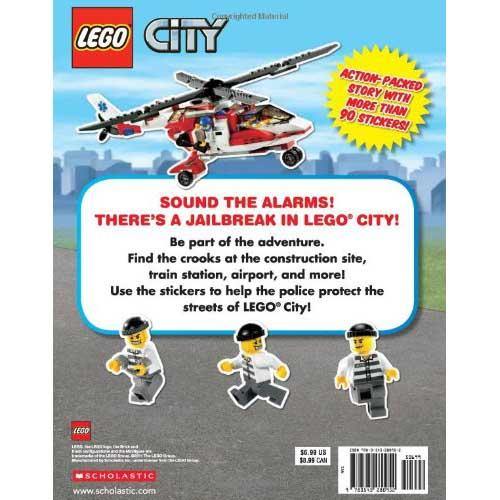 LEGO City Sticker Storybook - Escape from LEGO City! (Paperback) Scholastic