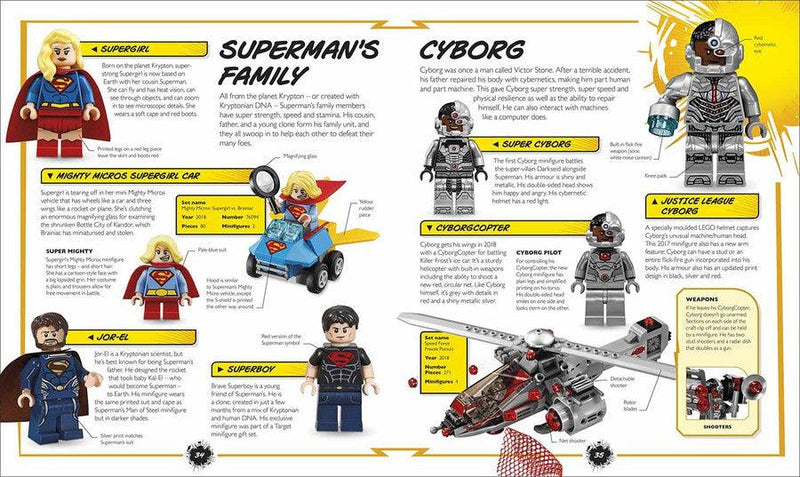 LEGO DC Comics Super Heroes Visual Dictionary (Hardback with Minifigure) DK UK