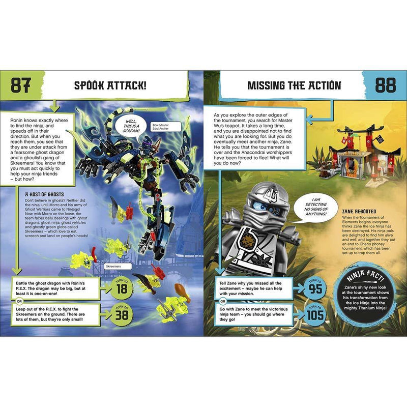 LEGO Ninjago Choose Your Ninja Mission (Hardback with Minifigure) DK UK