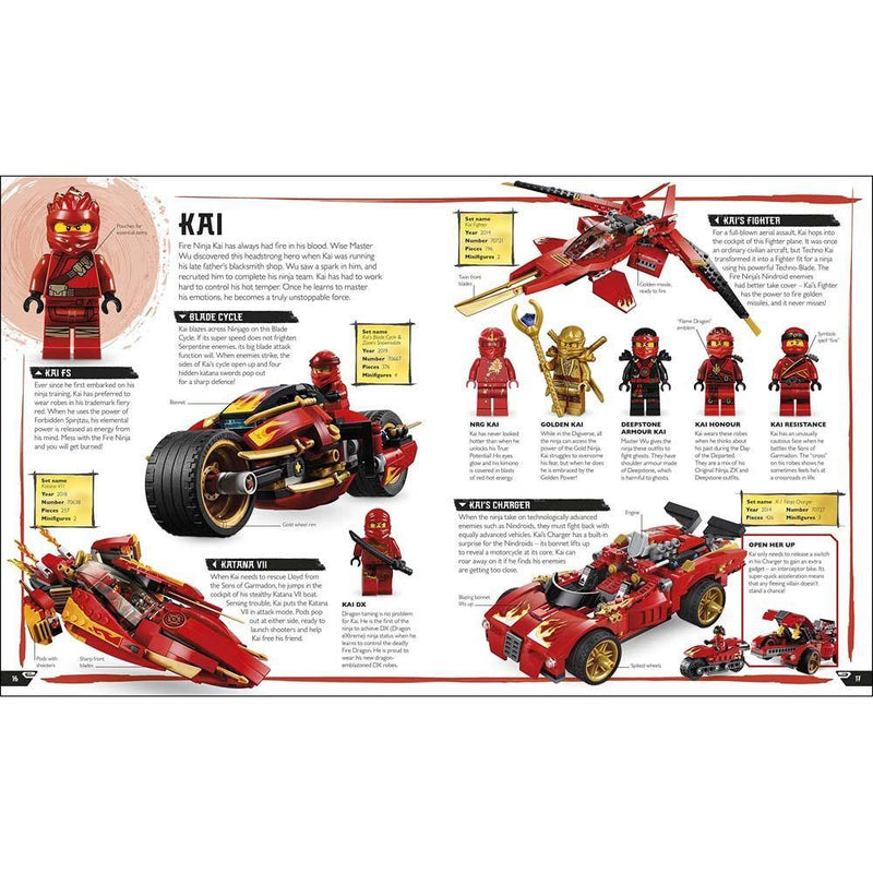LEGO Ninjago Visual Dictionary (Hardback with Minifigure) DK UK
