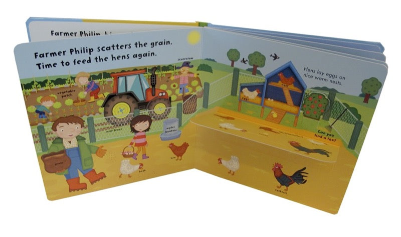 Ladybird lift-the-flap book: Busy Farm - 買書書 BuyBookBook