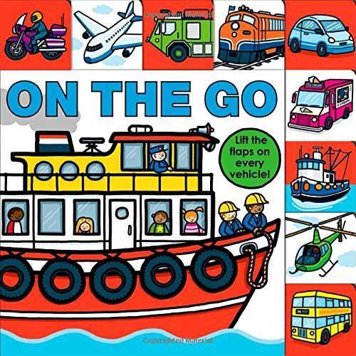 On the Go, Lift-the-Flap Ta (Board Book) Priddy