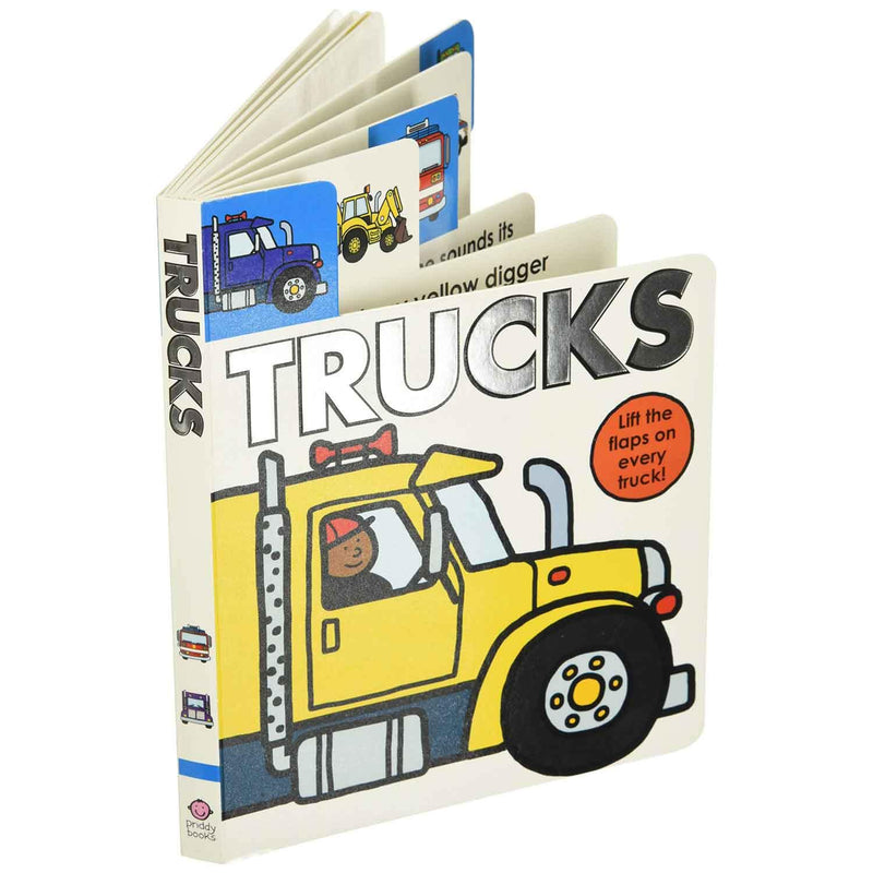 Lift-the-Flap Tab - Trucks (Board Book) Priddy