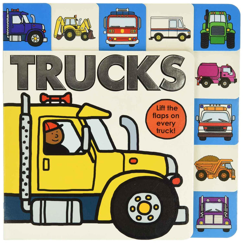 Lift-the-Flap Tab - Trucks (Board Book) Priddy