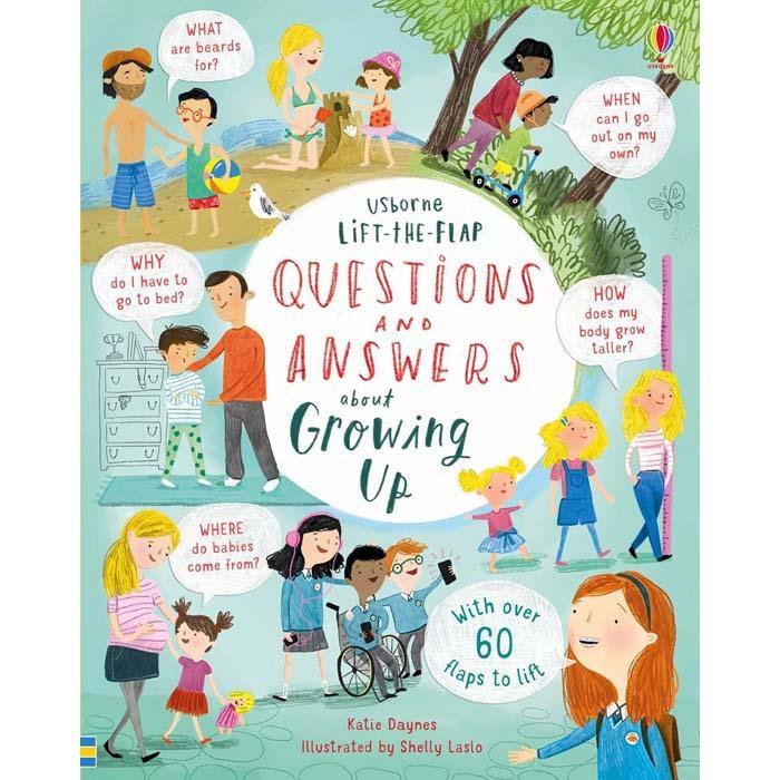 Lift-the-flap Questions and Answers About Growing Up Usborne