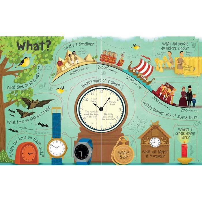 Lift-the-flap Questions and Answers About Time Usborne