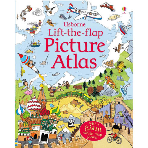Lift-the-flap picture atlas Usborne