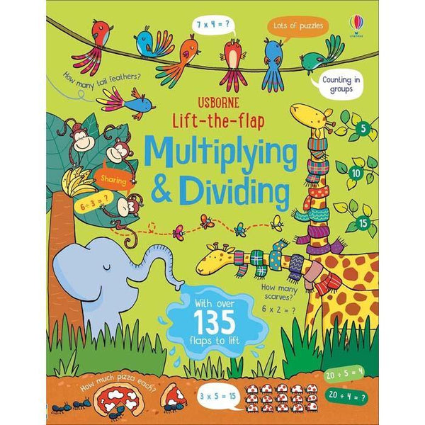 Lift-the-flap multiplying and dividing Usborne