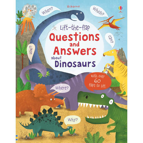 Lift-the-flap Questions and Answers About Dinosaurs Usborne