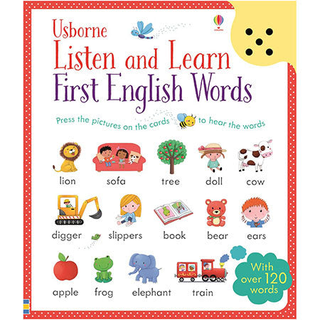 Listen and Learn First English Words Usborne