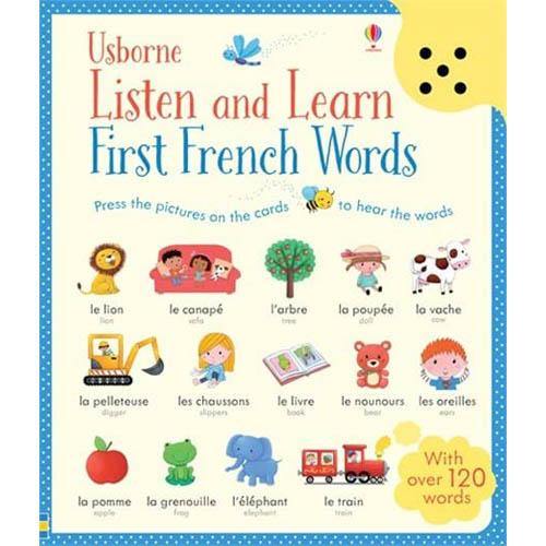 Listen and Learn First French Words Usborne