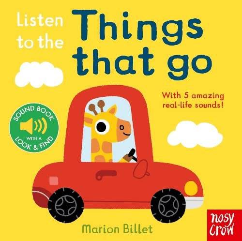 Listen to the Things That Go (Board book)(Nosy Crow)-Nonfiction: 學前基礎 Preschool Basics-買書書 BuyBookBook
