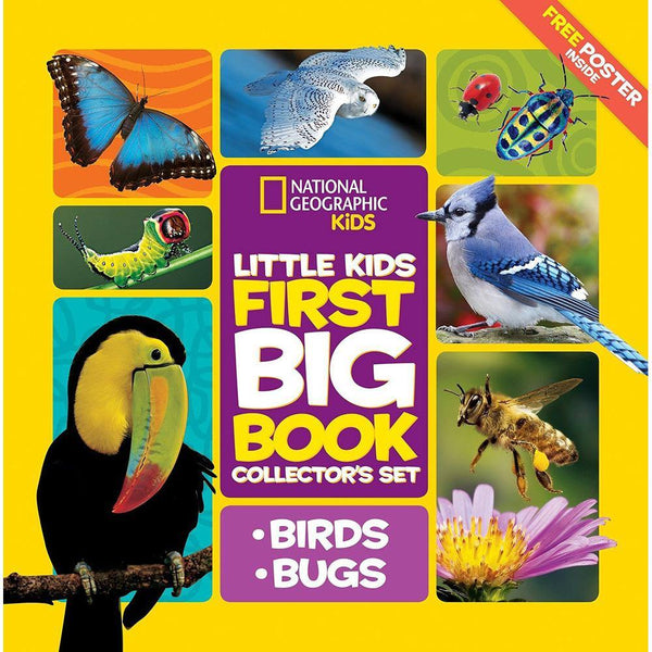 NGK Little Kids First Big Book: Birds and Bugs (Hardback) (2 Books Collection) National Geographic