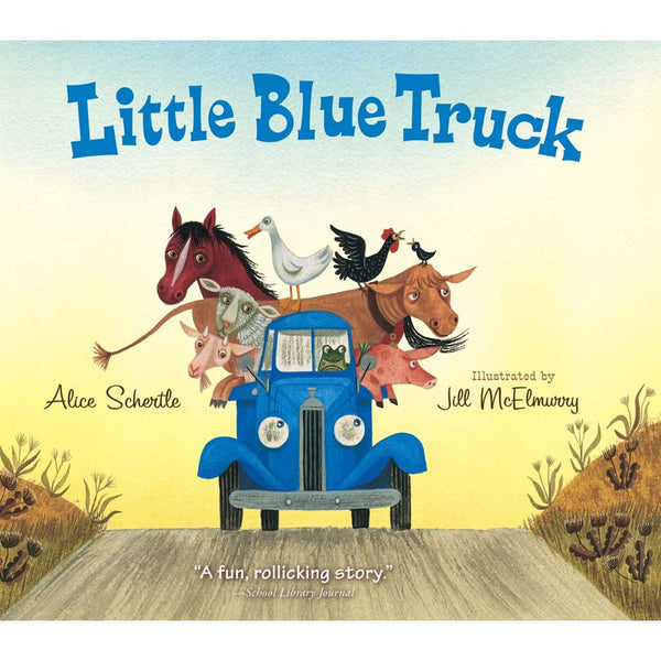 Little Blue Truck Board Book - 買書書 BuyBookBook