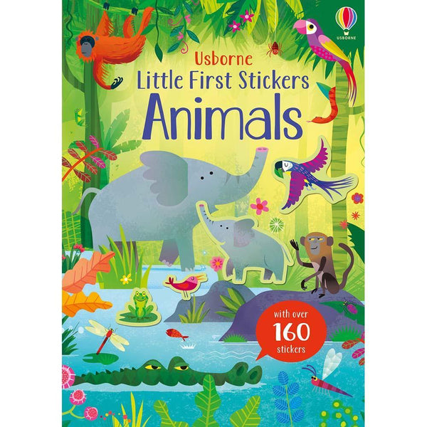 Little First Stickers Animals Usborne