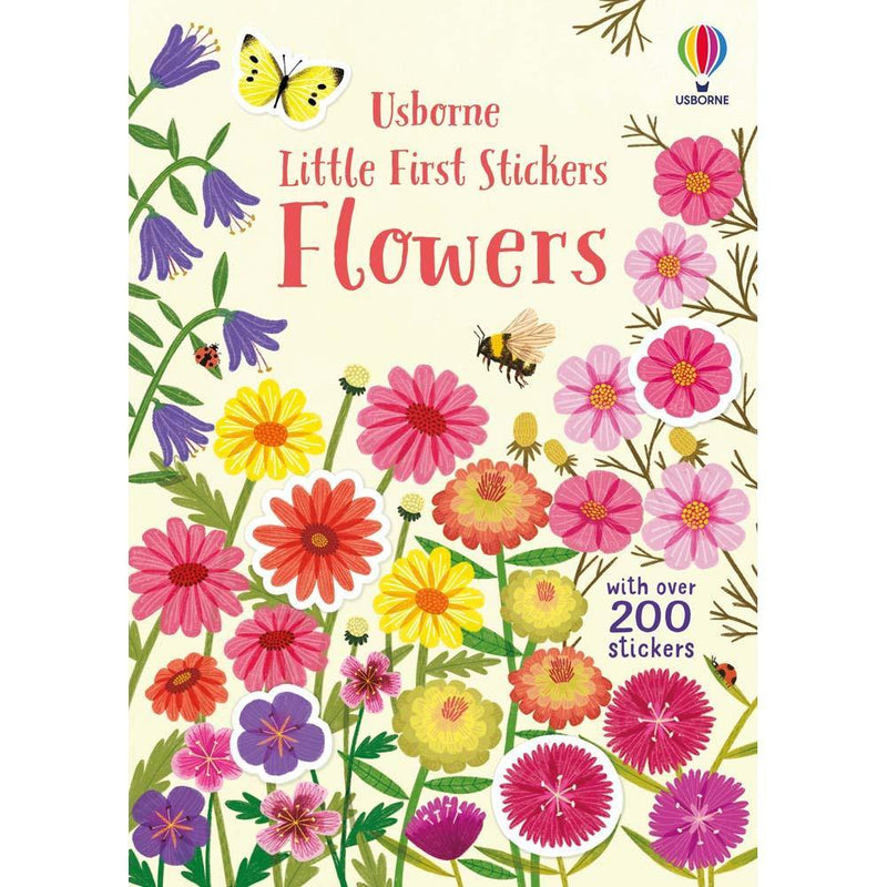 Little First Stickers Flowers Usborne