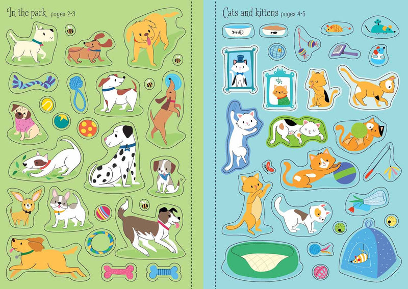 Little First Stickers Pets Usborne