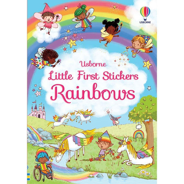Little First Stickers Rainbows Usborne