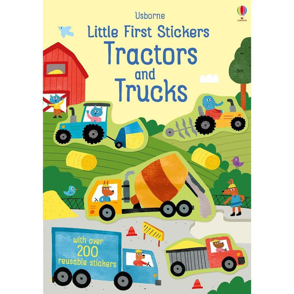 Little First Stickers Tractors and Trucks Usborne