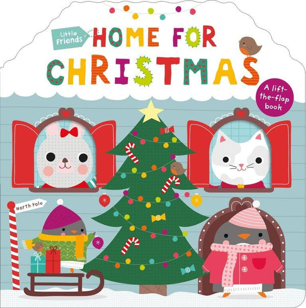 Home for Christmas, Little Friends (Board Book) Priddy