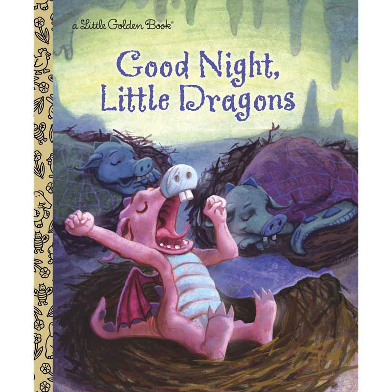 Little Golden Book - Good Night, Little Dragons - 買書書 BuyBookBook