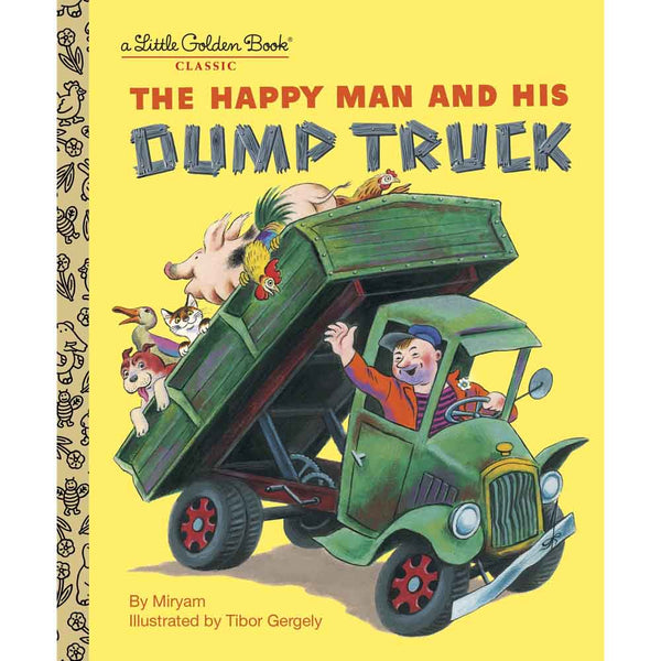 Little Golden Book - The Happy Man and His Dump Truck - 買書書 BuyBookBook