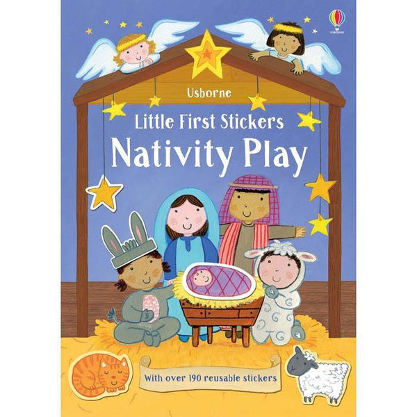 Little first stickers Nativity Play Usborne