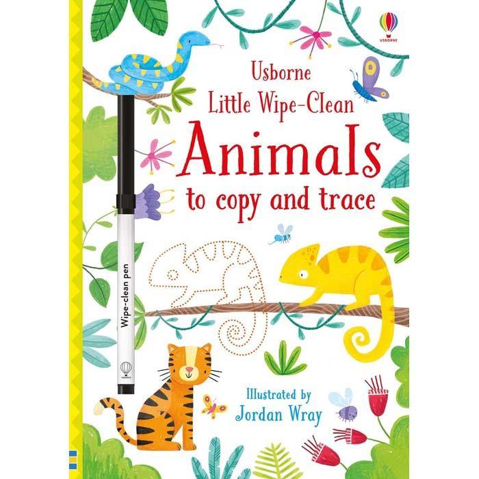 Usborne Little wipe-clean animals to copy and trace Usborne