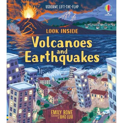 Look Inside Volcanoes and Earthquakes - 買書書 BuyBookBook