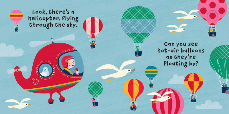 Look, There's a Helicopter! (Board Book) Nosy Crow
