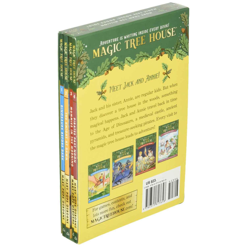 Magic Tree House Books 1-4 Boxed Set by Mary Pope Osborne, Sal Murdocca,  Paperback