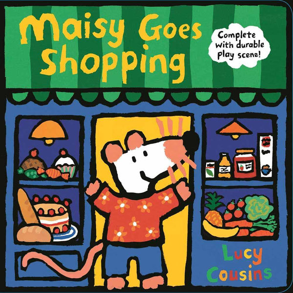 Maisy Goes Shopping (Boardbook) (Lucy Cousins) Candlewick Press